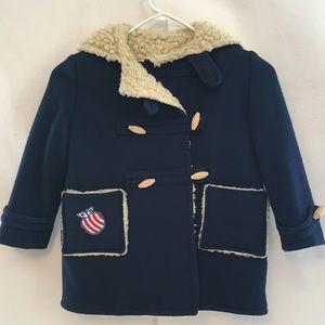 Vintage kids pea coat size 4–6. Great condition